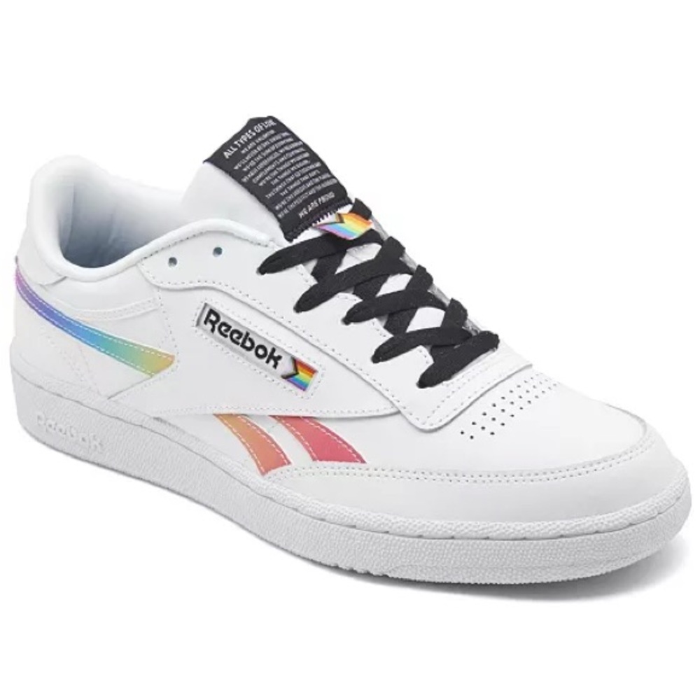 Reebok Men's Club C Revenge Pride Rainbow Casual Sneakers FY7514